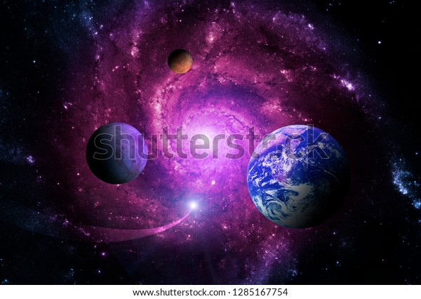 Planets Solar System Attracted By Center Stock Photo Edit