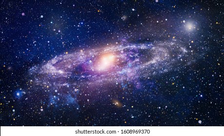 Planets, stars and galaxies in outer space showing the beauty of space exploration. Beautiful nebula, stars and galaxies. Elements of this image furnished by NASA.