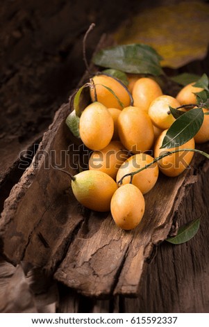 Similar – Image, Stock Photo Ripe apricots Fruit