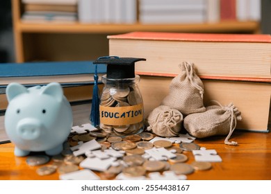 Planning for education abroad involves saving money and making wise investments in finance, which can lead to graduation success, future wealth, cognitive growth, and well-managed budget. hat, idea