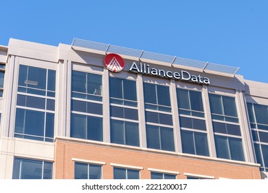 Plano, Texas, USA - March 19, 2022: Alliance Data Office Building In Plano, Texas, USA. Alliance Data Now Known As Bread Financial, A Tech-forward Financial Services Company. 