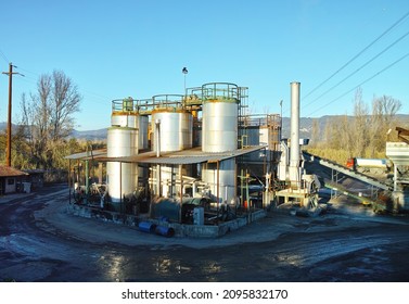 plant for the production of asphalt and bitumen