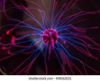 Plasma ball in action.