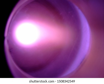 Plasma Discharge In Vacuum Chamber