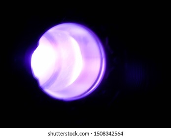 Plasma Discharge In Vacuum Chamber