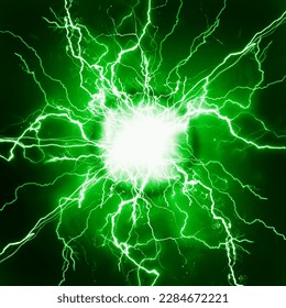 Plasma pure energy and power of green electrical electricity - Powered by Shutterstock