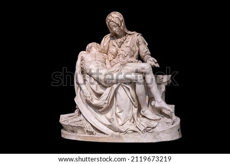 plaster copy of the sculpture 