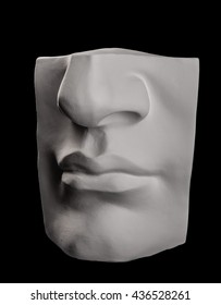 Plaster Face, Sculpture, Mask, Facial Profile