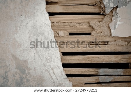Plaster and lathe wall crumbles and needs restoration