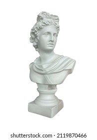 Plaster Statue Head Apollo Isolated Plaster Stock Photo 2119870466 ...