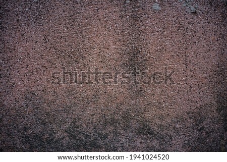 Plaster wall texture. Brown concrete surface background. background for graphic design. Rough cement texture. dirty old house cladding