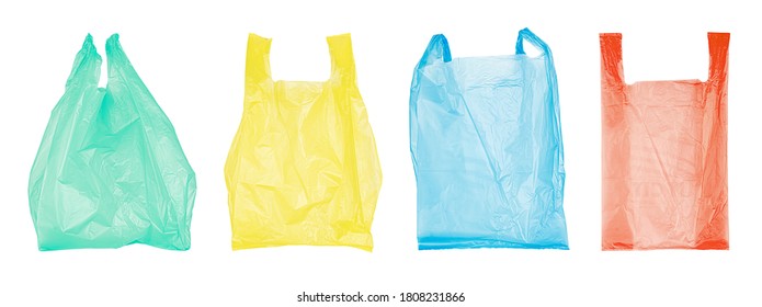 Plastic Bag Isolated On White Background