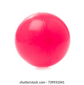 Plastic Ball toy isolated on a White background