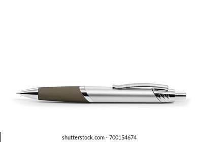 Plastic ballpoint pen to write draw scribble fill sign document contract sheet/ Ballpoint Pen Grey/ Plastic ballpoint pen