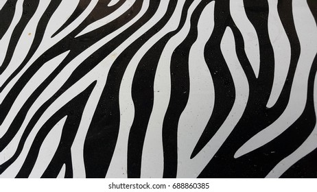 Plastic Black And White Table Cloth , Texture