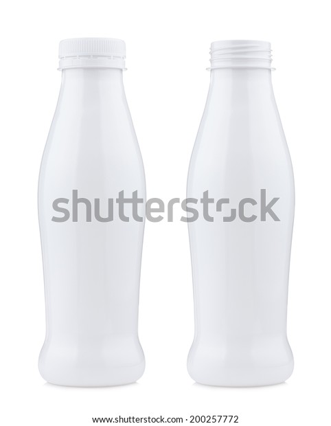 Plastic Bottle Closed Open Isolated On Stock Photo (Edit Now) 200257772