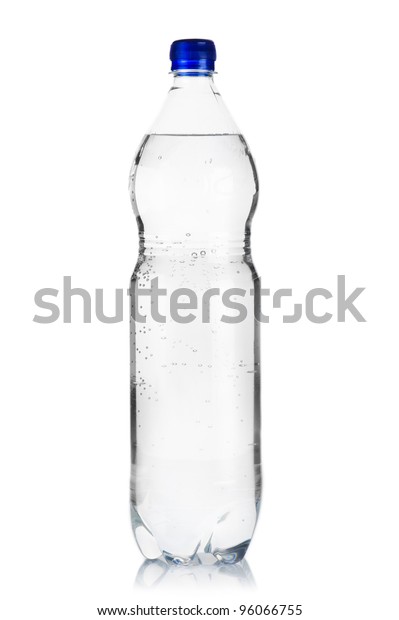 Plastic Bottle Iced Mineral Water Bubbles Stock Photo Edit Now 96066755