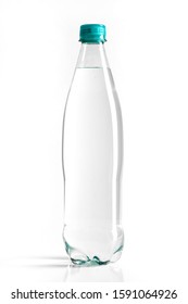 Plastic Bottle Of Water Isolated On A White Background