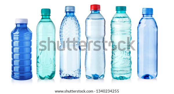 Plastic Bottle Water Isolated On White Stock Photo 1340234255 ...