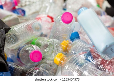 plastic bottles,Recycle waste management concept.
