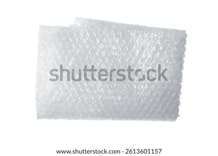 The plastic bubble for packging