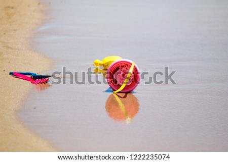 Similar – Schaufel und Seestern am Strand