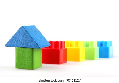 Plastic Building Blocks Stock Photo 90411127 | Shutterstock