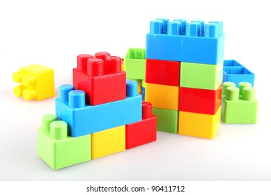 Building Blocks Isolated On White Background Stock Photo (Edit Now ...