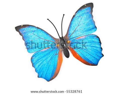 Plastic butterfly