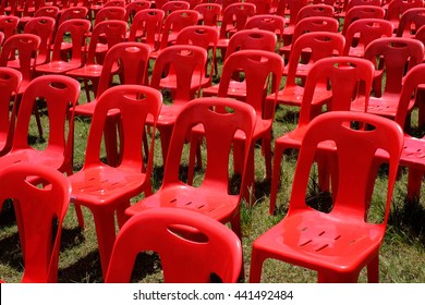 Royalty Free Colorful Plastic Chairs Stock Images Photos