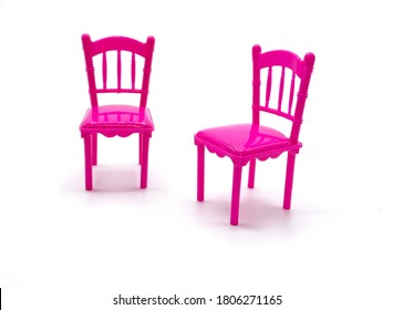 Plastic Chair On White Background