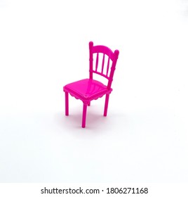 Plastic Chair On White Background