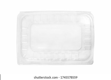 Plastic Container On White Background.