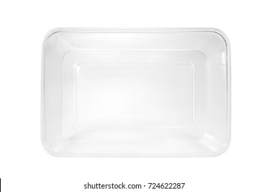 Plastic Container On White Background.