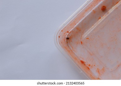 Plastic containers for fast food boxes