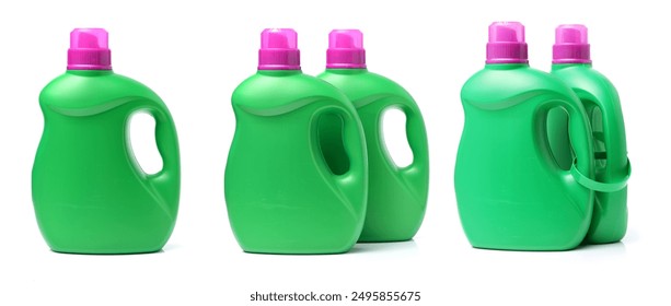 Plastic detergent container on white background - Powered by Shutterstock