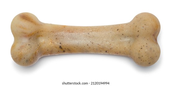 Plastic Dog Bone Top View Cut Out. - Shutterstock ID 2120194994