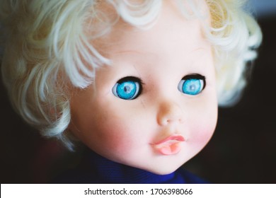 blue eyes doll