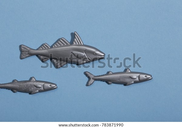 miniature plastic fish