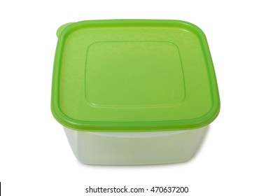 Plastic Food Containers On White Background Stock Photo 470637200 ...