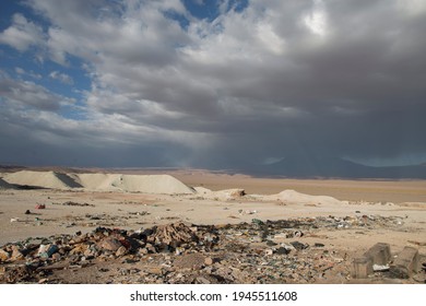 Plastic Garbage In The Atacama Desert Chile