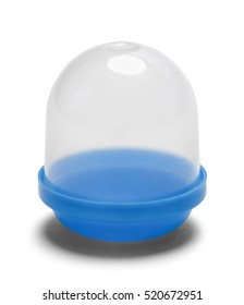 Plastic Gum Ball Toy Container Isolated On White Background.