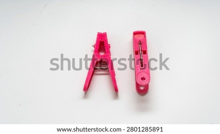 Plastic Laundry Clip Minimal Object Photography