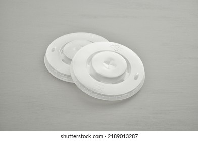 plastic lids for cocktails in a cups - Shutterstock ID 2189013287