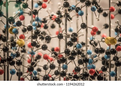 Plastic molecule educational model