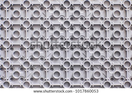 Plastic pattern background. Full frame. 