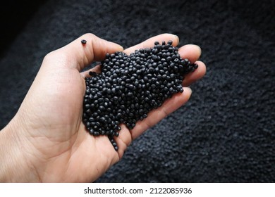 Plastic Pellets For Production,plastic Polymer Dye Granules Color Black