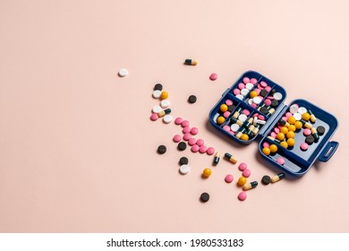 Plastic Pill Box Container Bunch 260nw 1980533183 