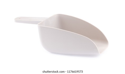 Plastic Scooper Isolated on White Background.