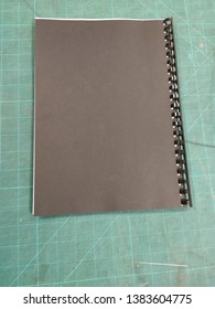 Plastic Spiral Book Binding With Black  Back Cover